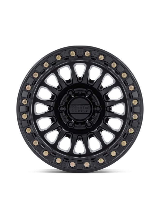 كي ام سي كم 239 (بيدلوك) إمباكت 17×9 5×127 ET-12 CB71.5 أسود مطفي - Image 2